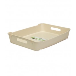 Plastový box LOFT A4, krémový, 37x28,5x6,5 cm POSLEDNÍ 4 KS