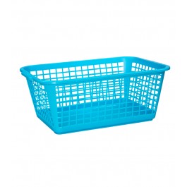 Plastový košík, velký, modrý, 35x26x15 cm - POSLEDNÍ 2 KS