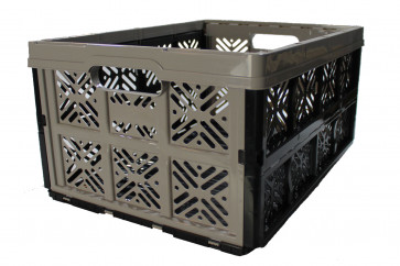 Plastový skládací box, malý, šedý   POSLEDNÍCH 8 KS