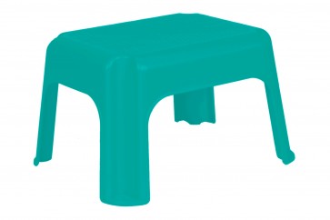 Plastový taburet mořská modř, 36,5x30x24 cm - POSLEDNÍCH 9 KS