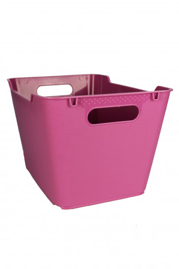 Plastový box LOFT 12 l, růžový, 35,5x23,5x20 cm   POSLEDNÍ 1 KS 