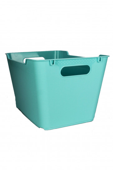 Plastový box LOFT 12 l, modrý, 35,5x23,5x20 cm 