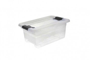 Plastový box Crystal 4 l, průhledný, 29,5x19,5x12,5 cm