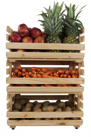 Regál na ovoce a zeleninu  80x57x30 cm