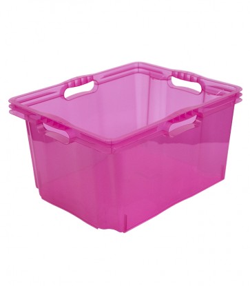 Plastový box Multi XL, svěží růžový, bez víka - POSLEDNÍCH 9 KS
