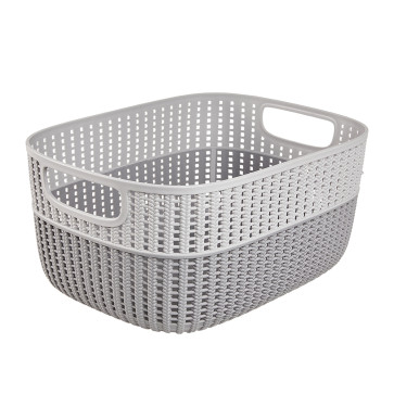 Plastový košík STINE, velký, 15l, šedý   POSLEDNÍ 1 KS