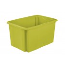 Plastový box Colours, 45 l, zelený bez víka, 55x39,5x29,5 cm - POSLEDNÍ 3 KS