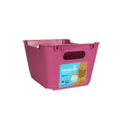 Plastový box LOFT 1,8 l, růžový, 19,5x14x10 cm