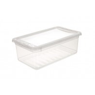 Plastový box Basixx 5,6 l, průhledný.
