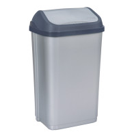 Odpadkový koš "Swing-Bin" 50 l, stříbrný   POSLEDNÍ 1 KS