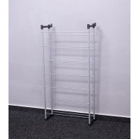 Kovový botník Praktik, 92x46x21 cm, 14 párů bot
