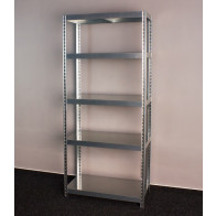 Kovový regál Vega, 5 polic, 180x100x40 cm, 130 kg