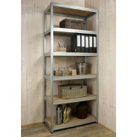 Kovový regál Helios, 6 polic, 196x90x40 cm, 275 kg