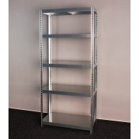Kovový regál Vega, 5 polic, 180x80x40 cm, 130 kg