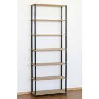 Regál kombinovaný Dedal, 7 polic, 210x80x33 cm