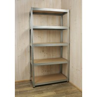 Kovový regál Helios, 5 polic, 196x100x60 cm, 175 kg