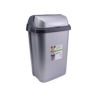 Odpadkový koš "Roll-Top" 25 l, stříbrný 