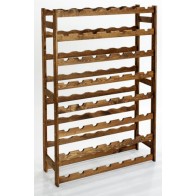 Regál na víno Raced, na 56 lahví, Lazur - palisandr, 118x73x25 cm