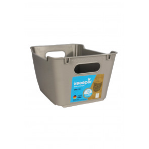 Plastový box LOFT 1,8 l, šedý, 19,5x14x10 cm