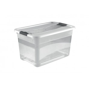 Plastový box Crystal 83 l, průhledný, 79,5x39,5x40 cm