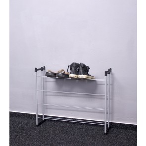 Kovový botník Praktik, 53x66x21 cm, 12 párů bot