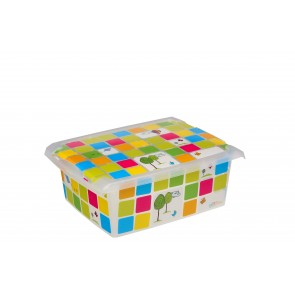 Plastový box Fashion, "KIDS", 39x29x14 cm - POSLEDNÍ 2 KS