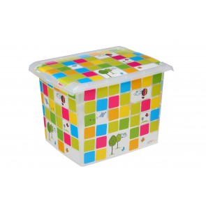 Plastový box Fashion, "KIDS", 39x29x27 cm - POSLEDNÍ 4 KS