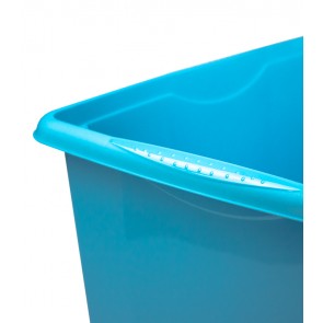 Plastový box Colours, 45 l, modrý - POSLEDNÍ 4 KS