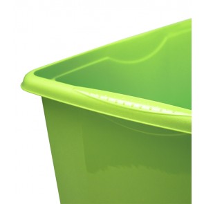 Plastový box Colours, 45 l, zelený - POSLEDNÍ 3 KS