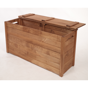 DŘEVĚNÁ ÚLOŽNÁ TRUHLA PALISANDR 140L, 48x81x39cm
