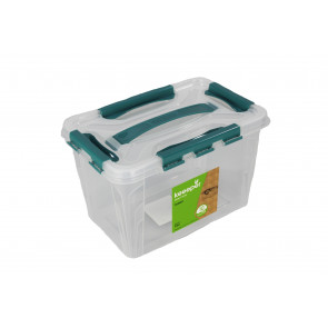 Plastový Clipp box, 10 l , průhledný , 39x29x12,4cm - POSLEDNÍCH 5 KS