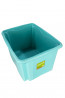 Plastový box Colours, 30 l, modrý s víkem