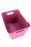 Plastový box LOFT 12 l, růžový, 35,5x23,5x20 cm 