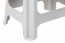 Plastový taburet maxi, šedý, 41x33,5x42,5 cm