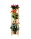 Dřevěný stojan na květiny 113x101x26 cm