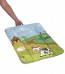 Dětská přebalovací podložka ve světle zelené barvě s motivem Funny Farm - 70x50x5 cm   POSLEDNÍ 2 KS