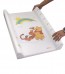 Dětská přebalovací podložka Medvídek Pú v bílé barvě s metrem - 70x50x10 cm 