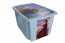 Plastový box Frozen, 45 l, modrý s víkem, 55x39,5x29,5 cm