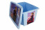 Plastový box Frozen, 45 l, modrý s víkem, 55x39,5x29,5 cm