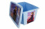 Plastový box Frozen, 24 l, modrý s víkem, 43x36x23 cm