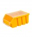 Box na drobný materiál s víkem, malý, žlutý - POSLEDNÍ 3 KS