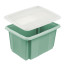 Plastový box Colours, 15 l, zelený s víkem