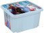 Plastový box Frozen, 24 l, světle modrý s víkem , 42,5 x 35,5 x 22,5 cm