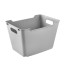 Plastový box LOFT 20 l, šedý, 40x28x25 cm