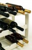 Regál na víno Riper, na 12 lahví, Lazur - bílý, 38x44x25 cm