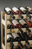 Regál na víno Rovan, 16 lahví, Natur, 54x44x25 cm   