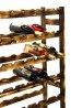 Regál na víno Raced, na 56 lahví, Rustikal, 118 x 73 x 25 cm