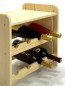 Regál na víno Romman, na 8 lahví, odstín Natur, 38x42x27 cm