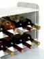 Regál na víno Romman, na 8 lahví, Provance - bílý, 38x42x27 cm