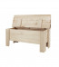Dřevěná lavice s úložným prostorem 
